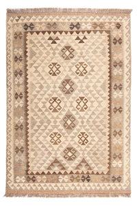 Alfombra Kelim - Splash - 175 x 127 cm - beige