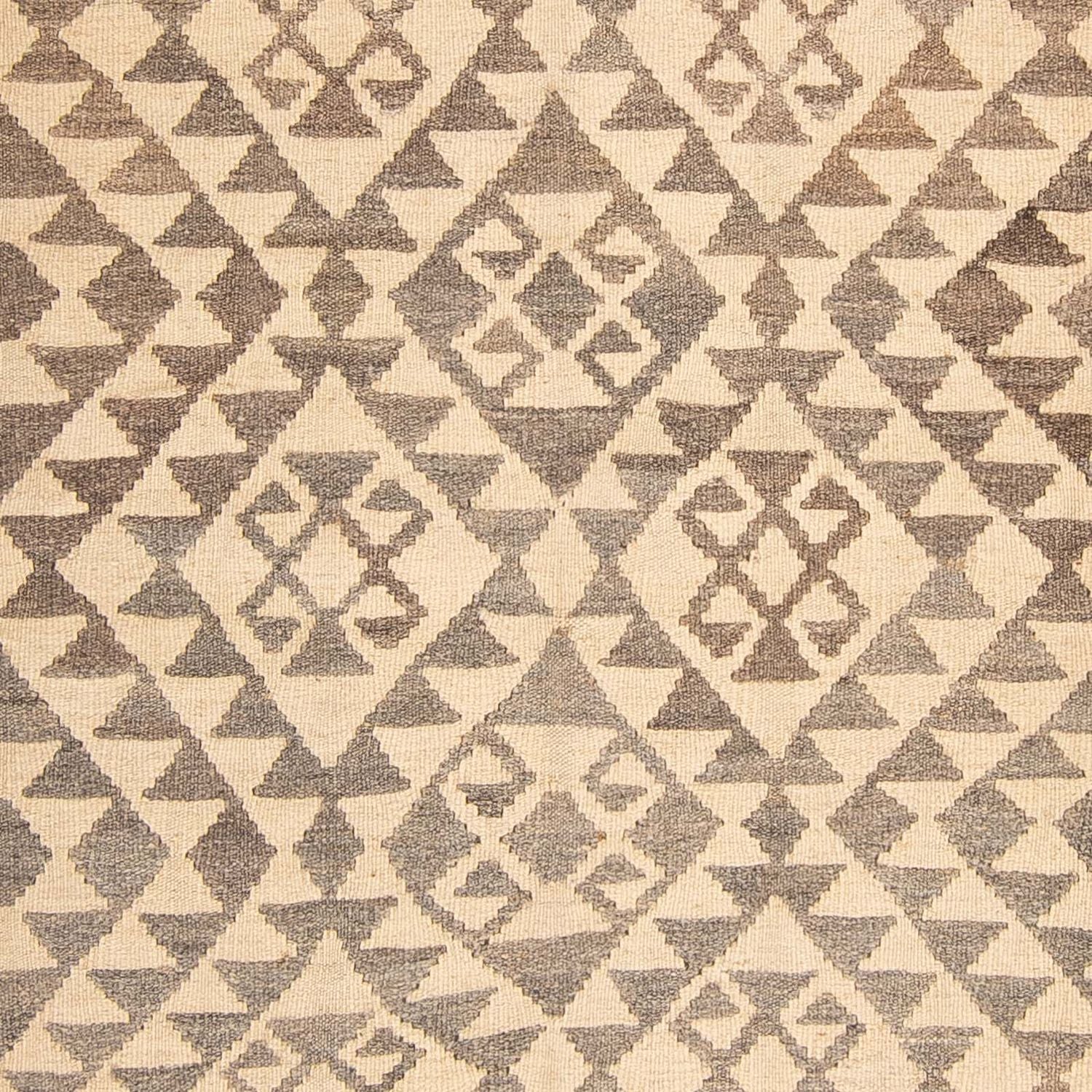 Alfombra Kelim - Splash - 174 x 127 cm - marrón claro