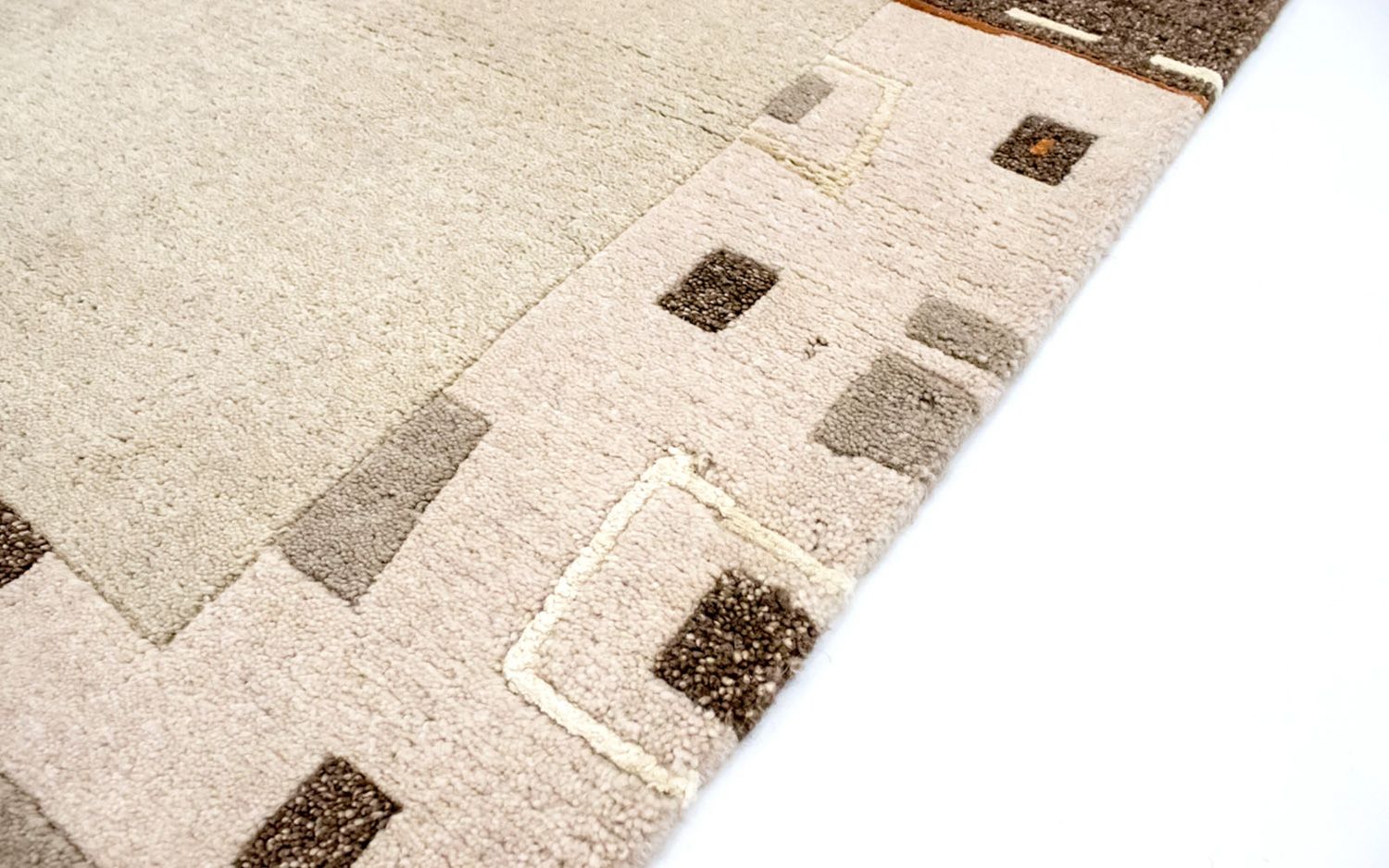 Alfombra de Nepal - 180 x 125 cm - beige