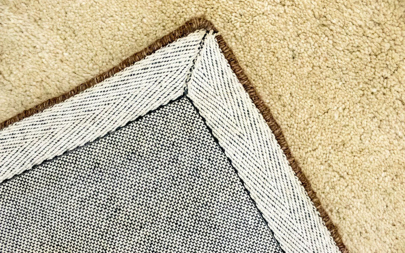 Alfombra de lana - 196 x 139 cm - beige