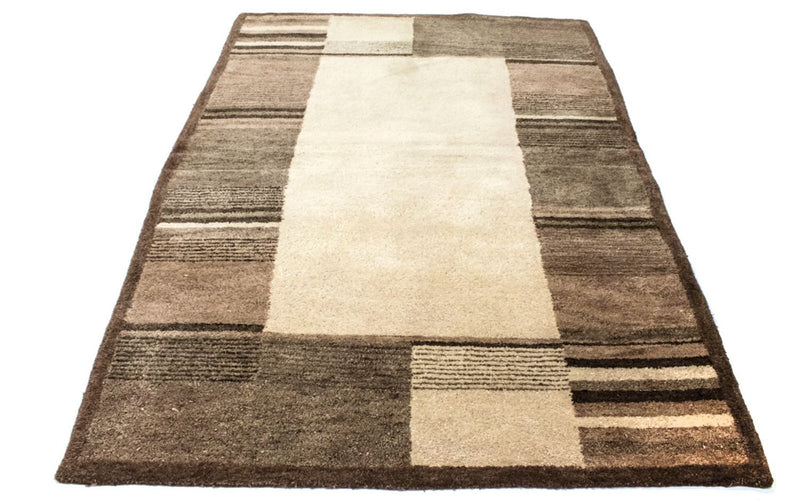 Alfombra de lana - 196 x 139 cm - beige