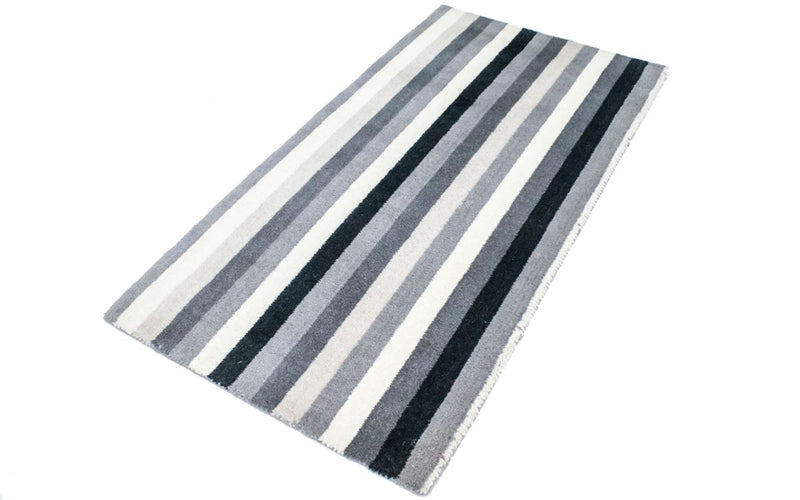 Alfombra de lana - 138 x 72 cm - multicolor