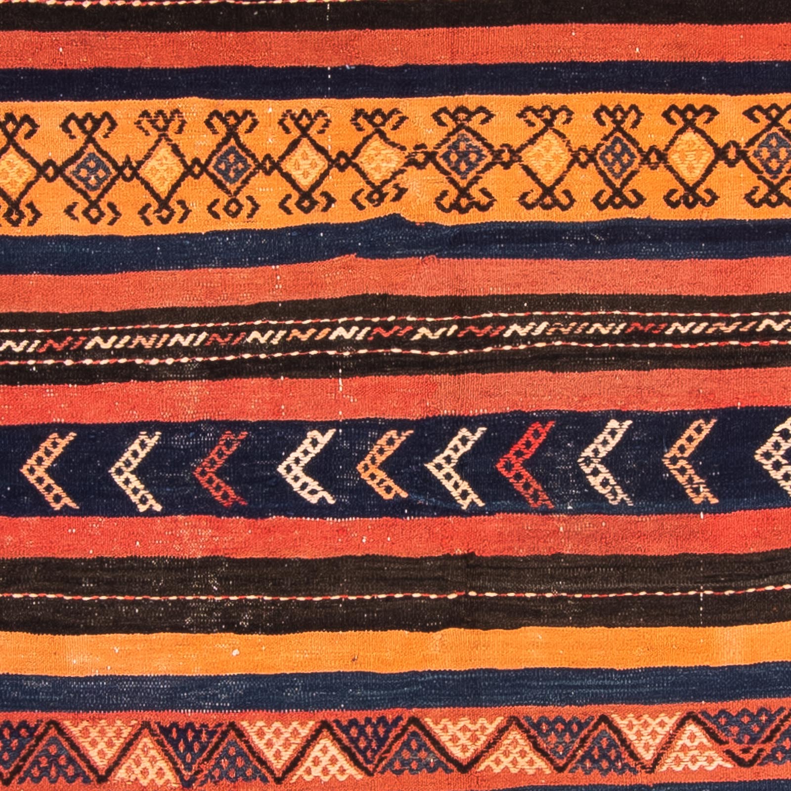 Alfombra Kelim - Antigua - 210 x 157 cm - multicolor
