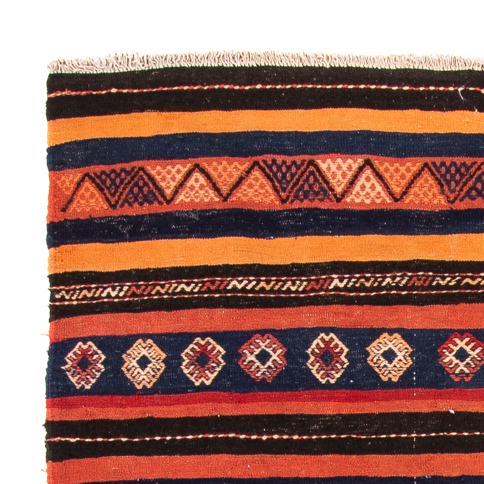 Alfombra Kelim - Antigua - 210 x 157 cm - multicolor