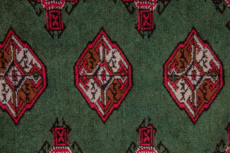 Alfombra Turkaman - 143 x 99 cm - verde
