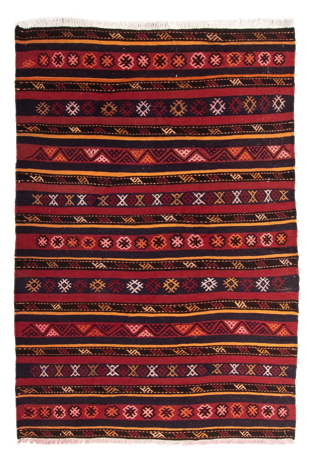 Alfombra Kelim - Antigua - 210 x 140 cm - multicolor
