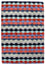 Alfombra de lana - 90 x 60 cm - multicolor