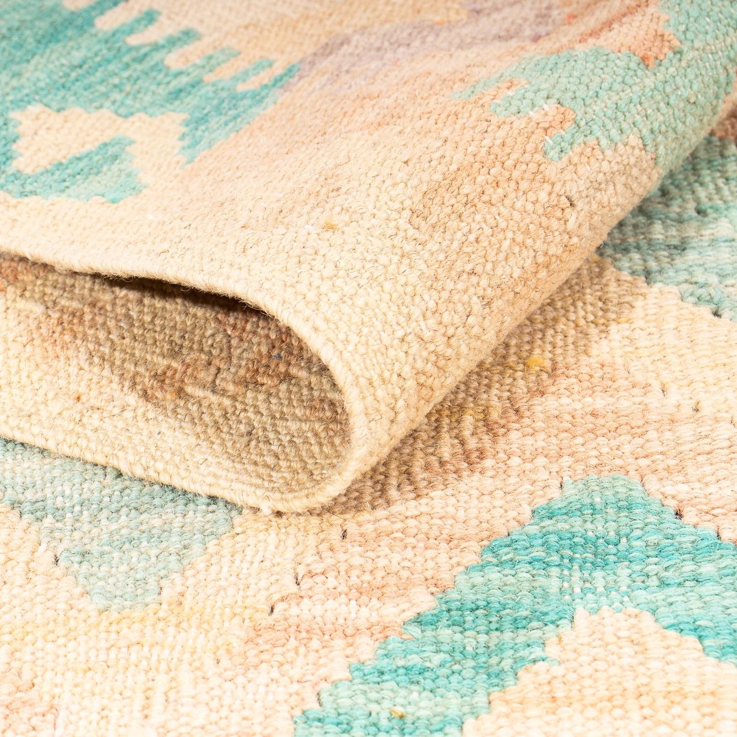 Alfombra Kelim - Splash - 203 x 152 cm - multicolor