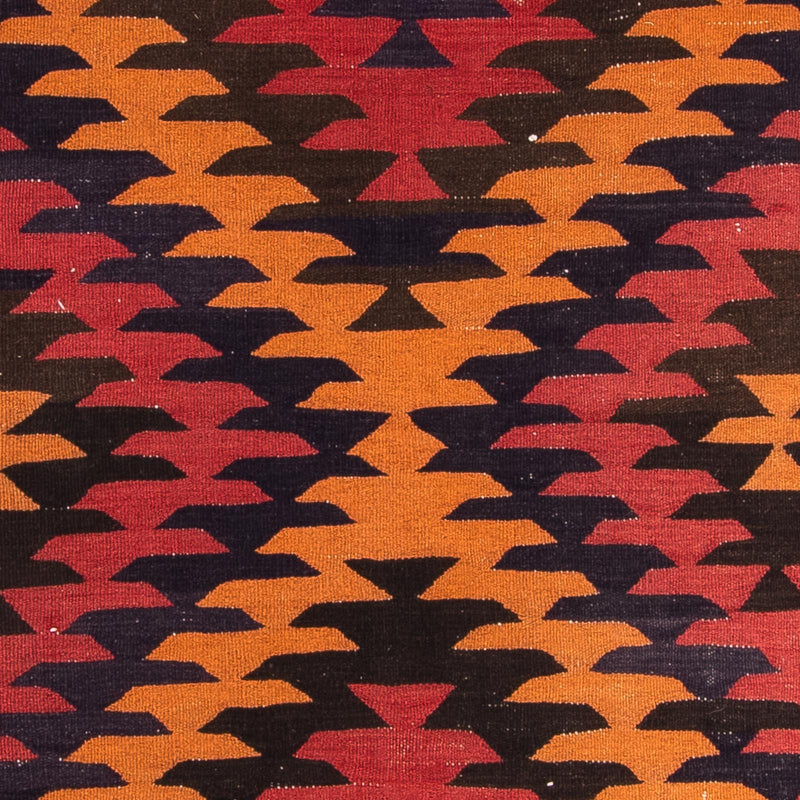 Alfombra de pasillo Alfombra Kelim - Antigua - 395 x 150 cm - multicolor