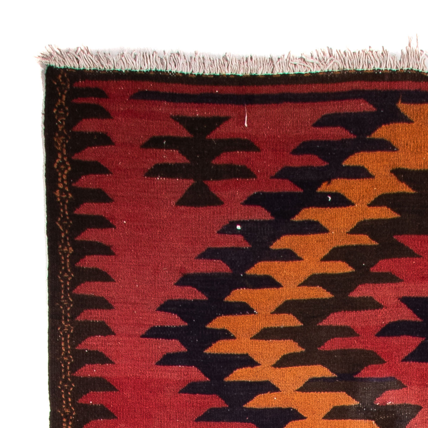 Kilim antiguo Alfombra 395x150cm