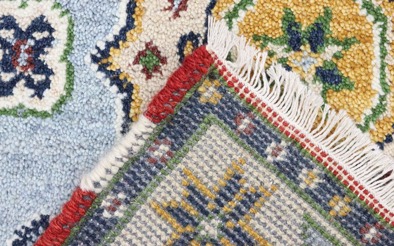 Alfombra de pasillo Alfombra oriental - 300 x 82 cm - azul claro