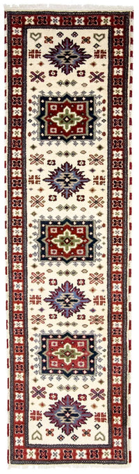 Alfombra de pasillo Alfombra oriental - 296 x 82 cm - beige