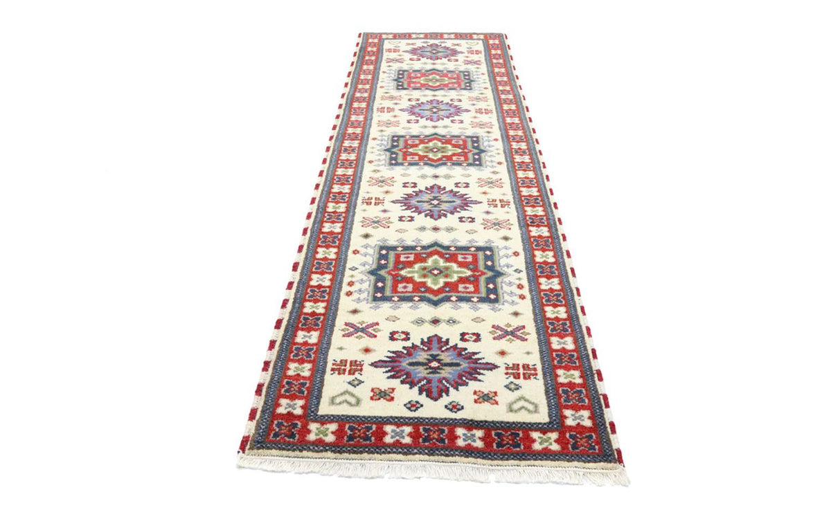 Alfombra de pasillo Alfombra oriental - 296 x 82 cm - beige