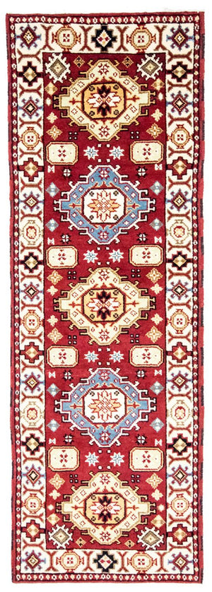 Alfombra de pasillo Alfombra oriental - 250 x 85 cm - rojo