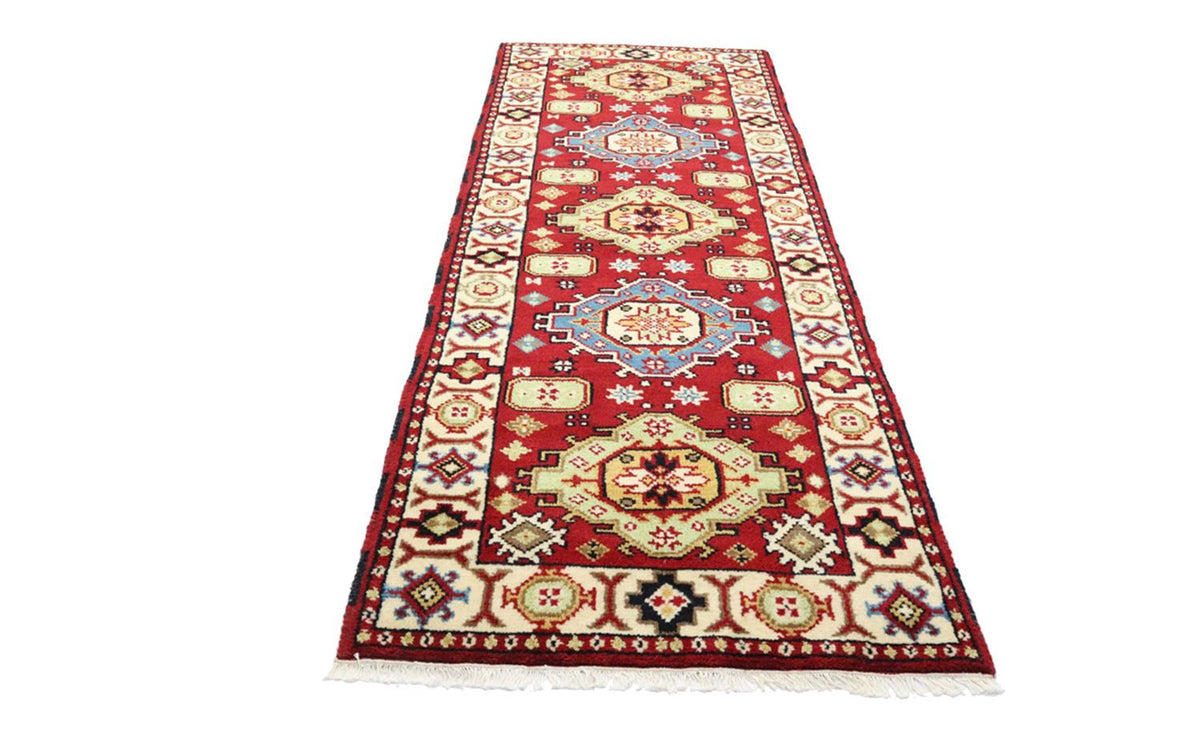 Alfombra de pasillo Alfombra oriental - 250 x 85 cm - rojo