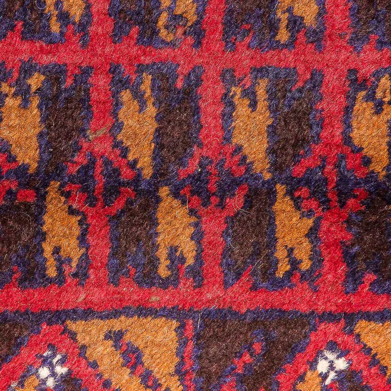Alfombra Belutsch - 129 x 77 cm - rojo
