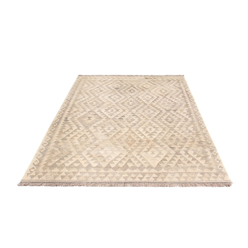 Alfombra Kelim - Splash - 210 x 154 cm - beige