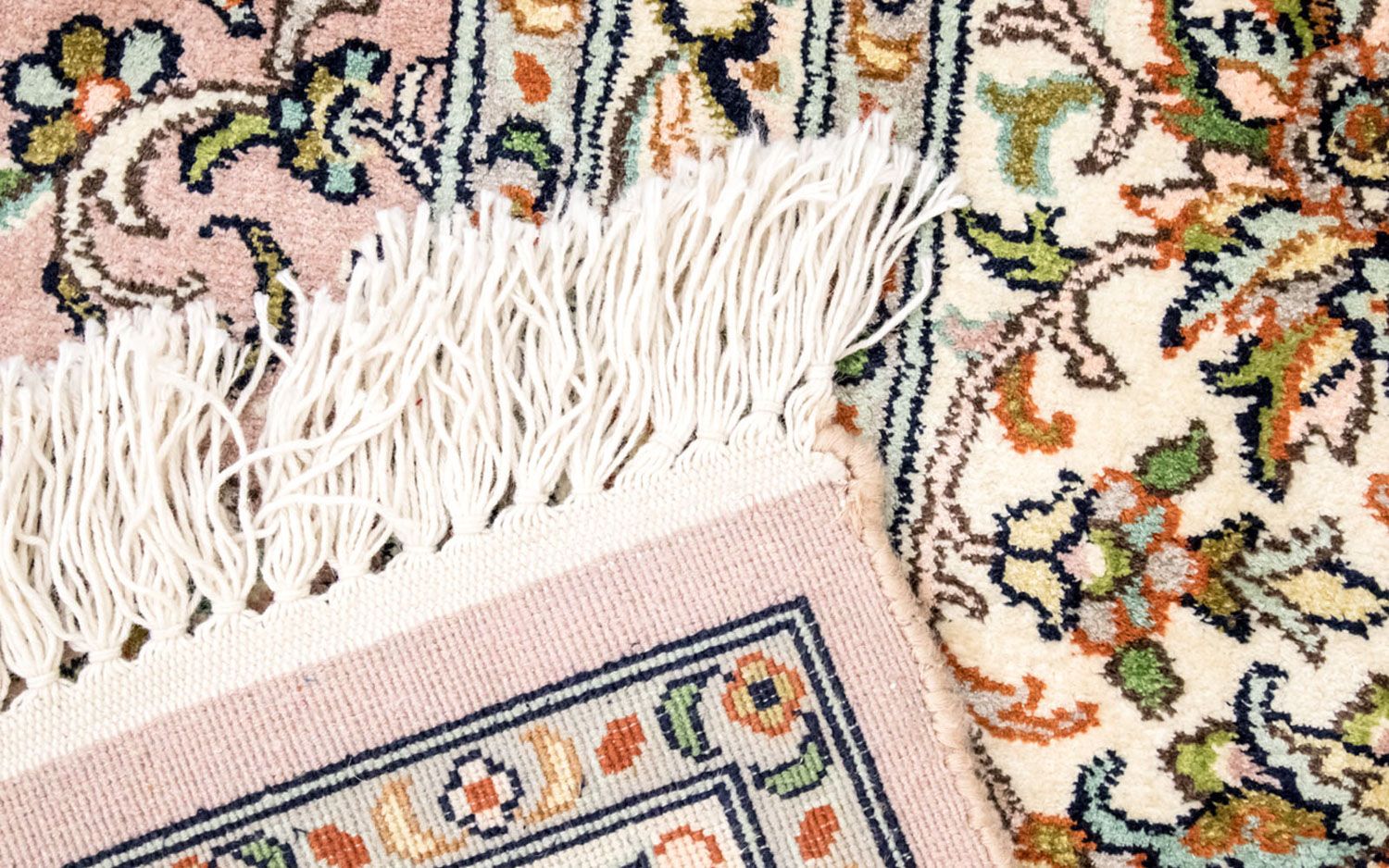 Alfombra de seda - Seda de Cachemira - 308 x 204 cm - beige