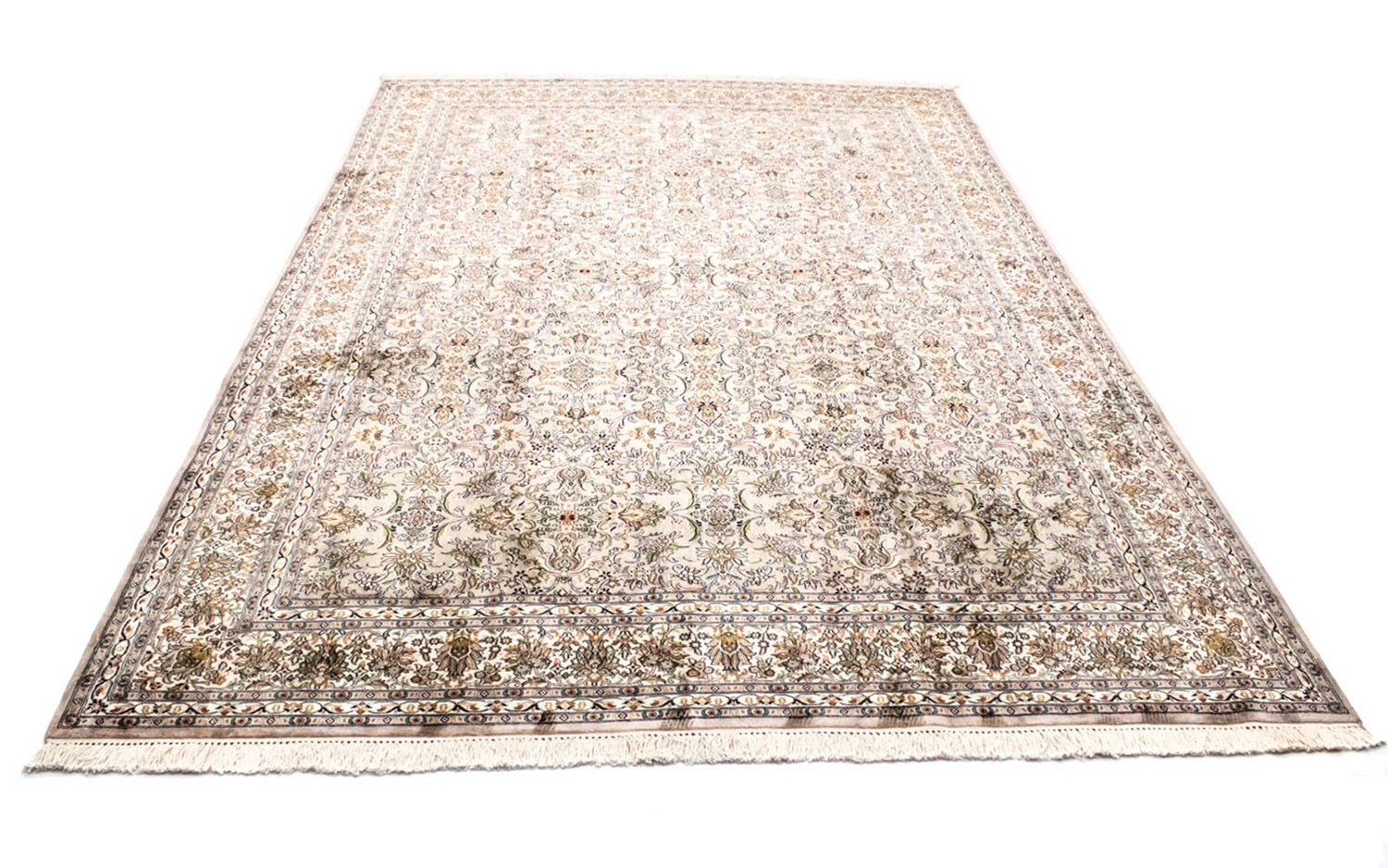 Alfombra de seda - Seda de Cachemira - 308 x 204 cm - beige