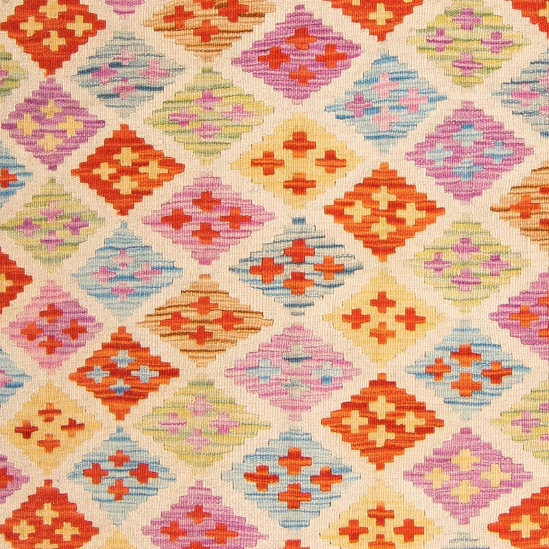 Alfombra Kelim - Splash - 168 x 125 cm - multicolor