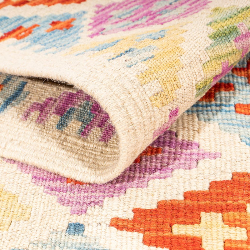 Alfombra Kelim - Splash - 168 x 125 cm - multicolor