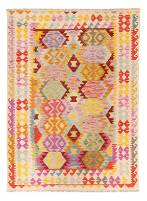 Alfombra Kelim - Splash - 203 x 148 cm - multicolor