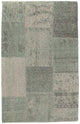 Alfombra de patchwork - 94 x 62 cm - multicolor