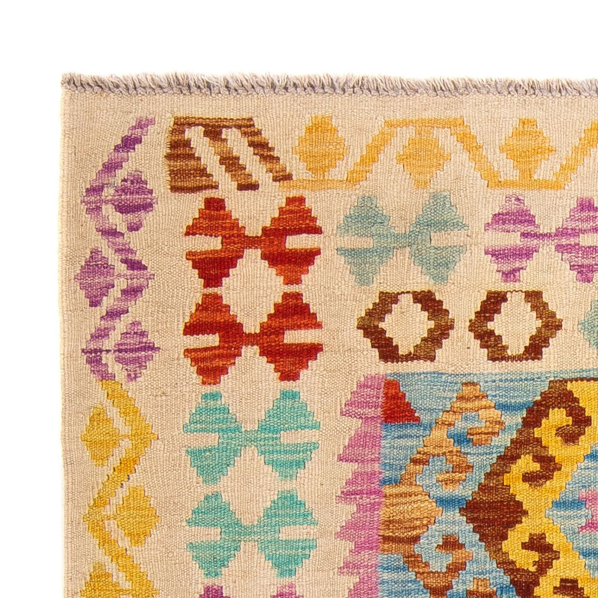 Kilim Maimana Alfombra 100x146cm - Alfombra de lana