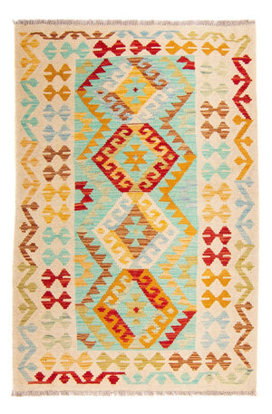 Alfombra Kelim - Splash - 152 x 101 cm - multicolor