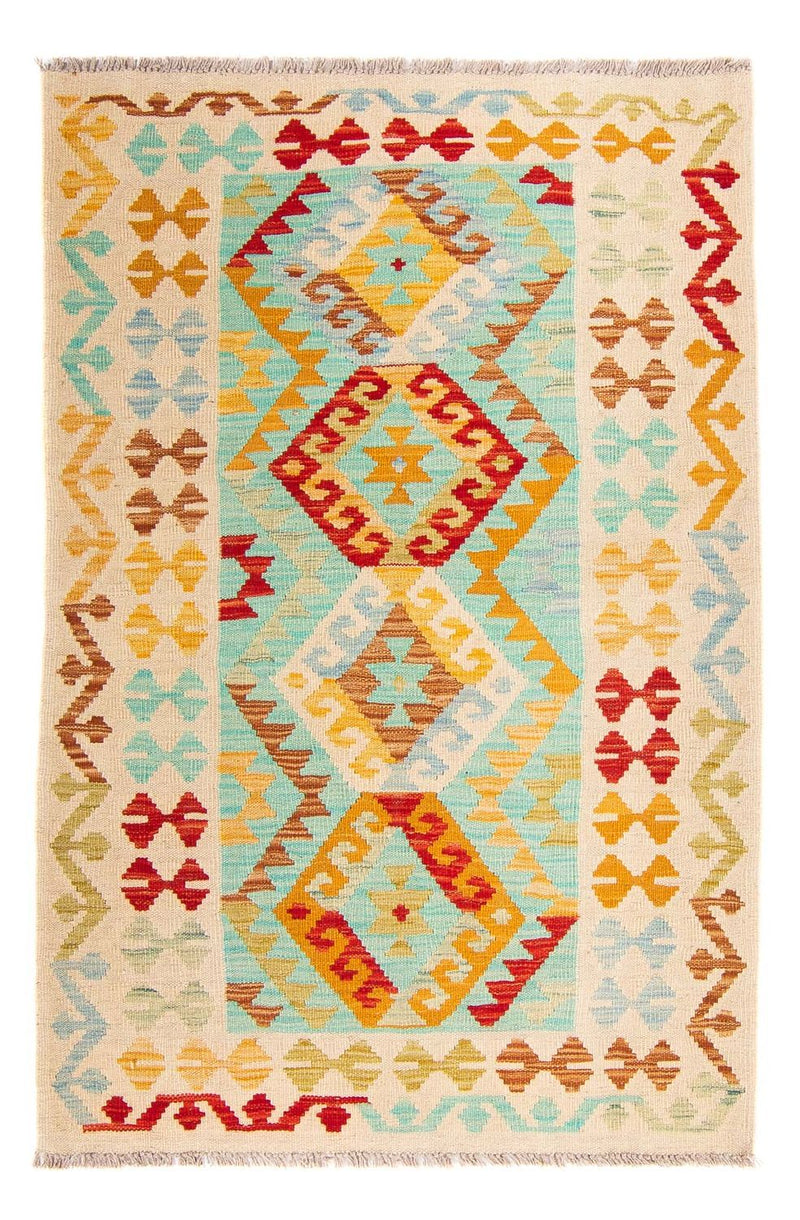 Alfombra Kelim - Splash - 152 x 101 cm - multicolor