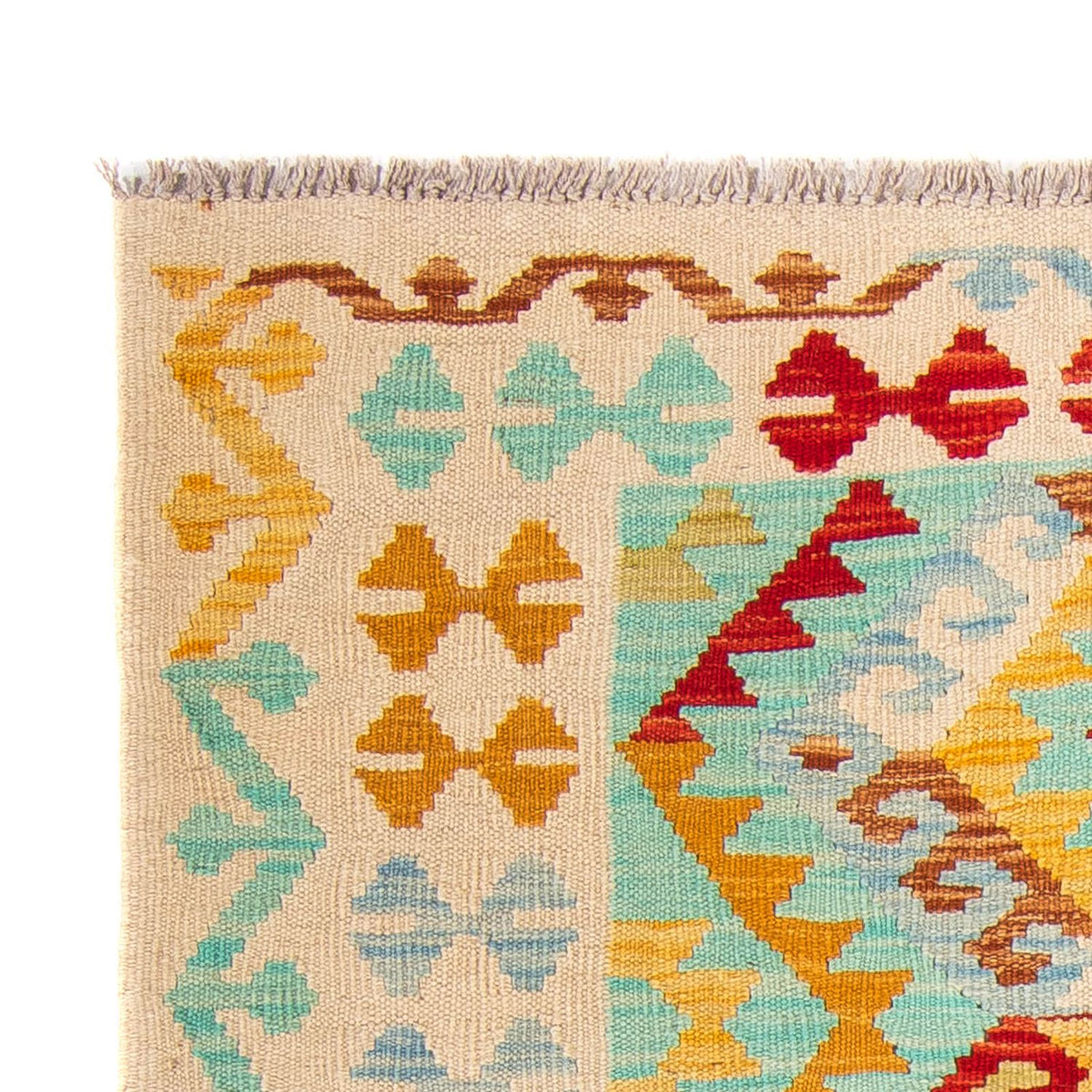 Alfombra Kelim - Splash - 152 x 101 cm - multicolor
