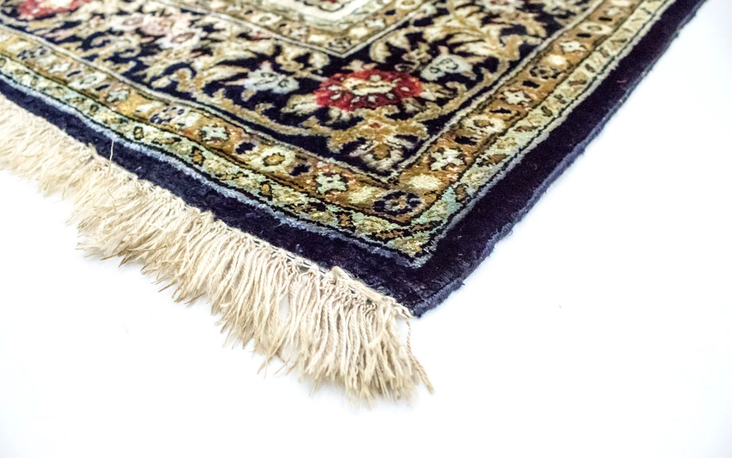 Alfombra de seda - Kayseri - 155 x 110 cm - óxido