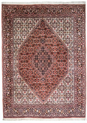 Alfombra persa - Bidjar - 235 x 178 cm - rojo claro