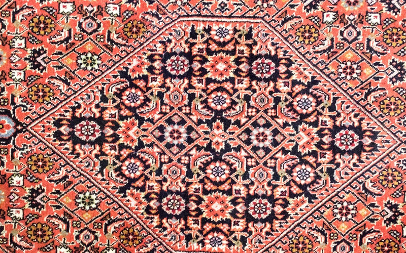 Alfombra persa - Bidjar - 235 x 178 cm - rojo claro
