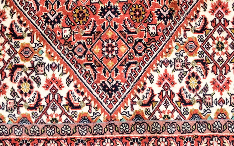 Alfombra persa - Bidjar - 235 x 178 cm - rojo claro