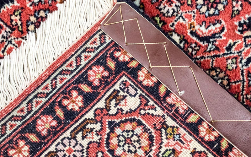 Alfombra persa - Bidjar - 216 x 125 cm - rojo claro