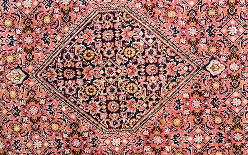 Alfombra persa - Bidjar - 255 x 170 cm - rojo claro
