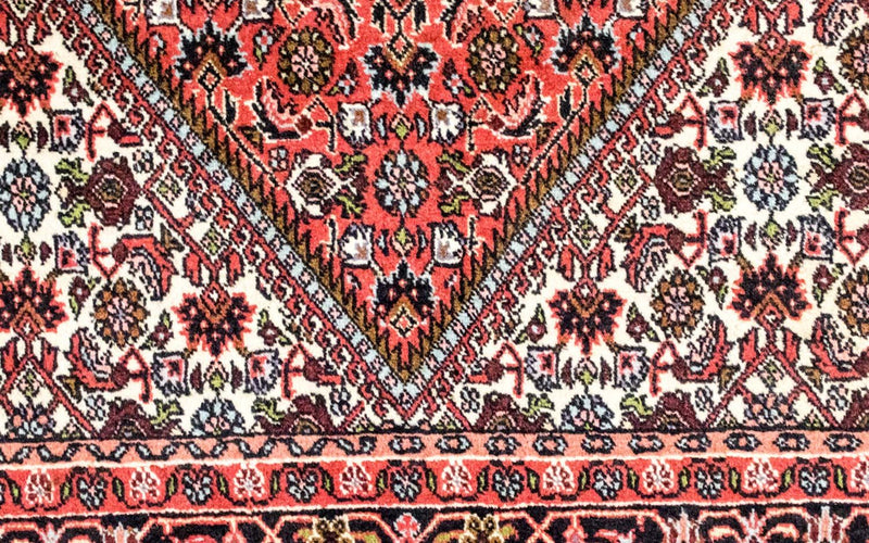 Alfombra persa - Bidjar - 249 x 173 cm - rojo claro