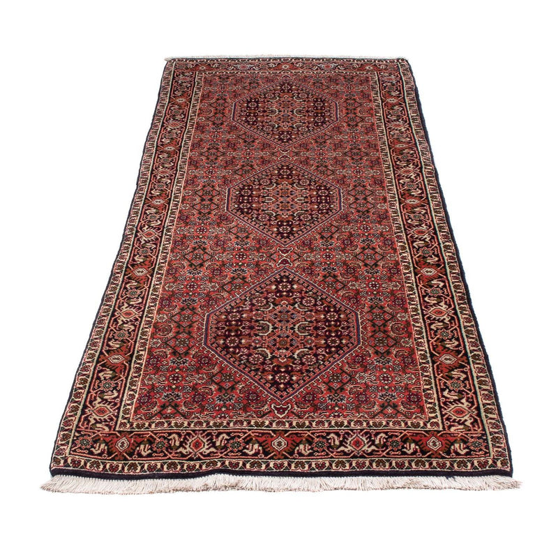 Alfombra de pasillo Alfombra persa - Bidjar - 205 x 76 cm - azul oscuro