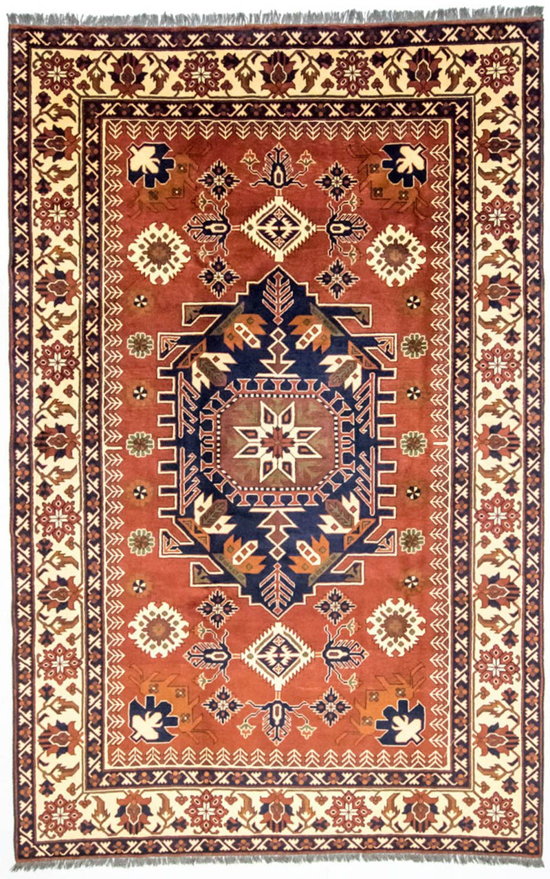 Alfombra afgana - Hatschlu - 313 x 203 cm - óxido