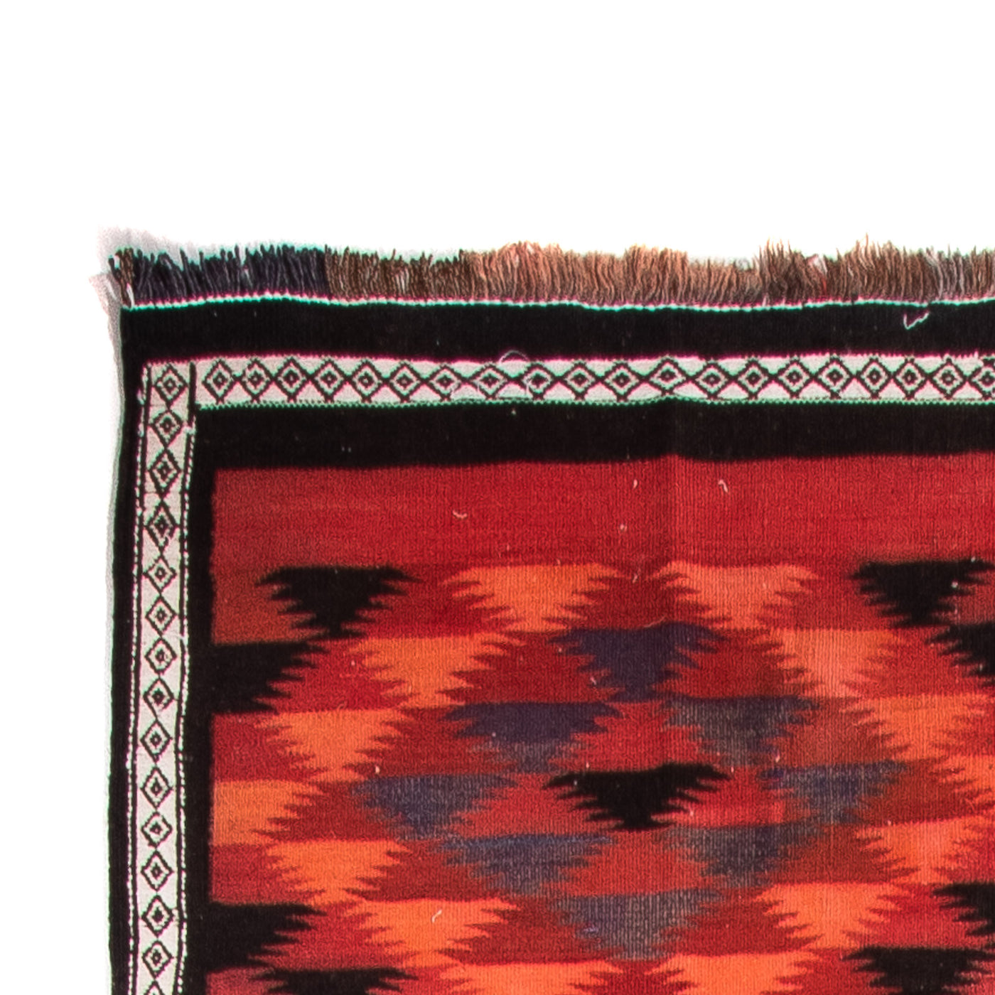 Kilim antiguo Alfombra 365x148cm