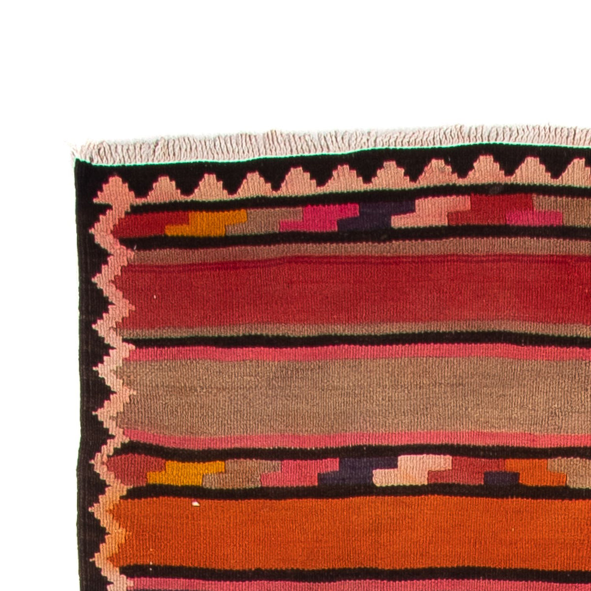 Kilim antiguo Alfombra 125x340cm