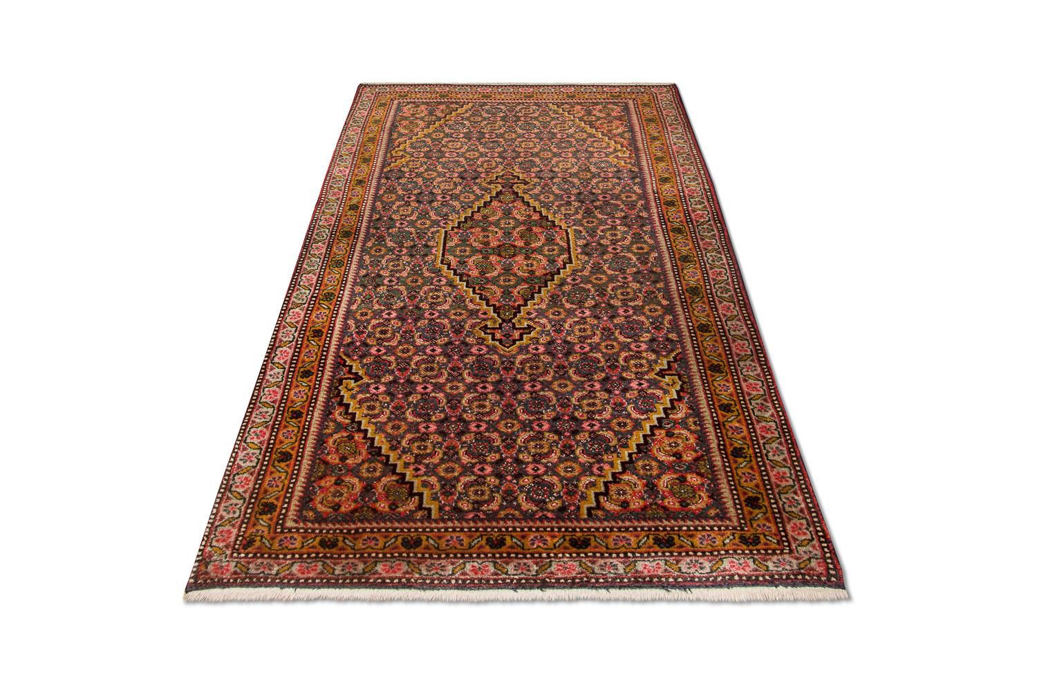 Alfombra Persa - Tabriz - Real - 114 x 73 cm - azul