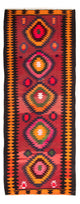 Kilim antiguo Alfombra 130x350cm