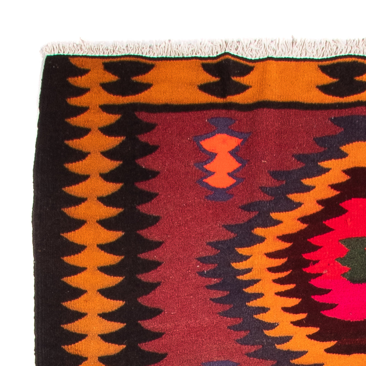 Kilim antiguo Alfombra 130x350cm