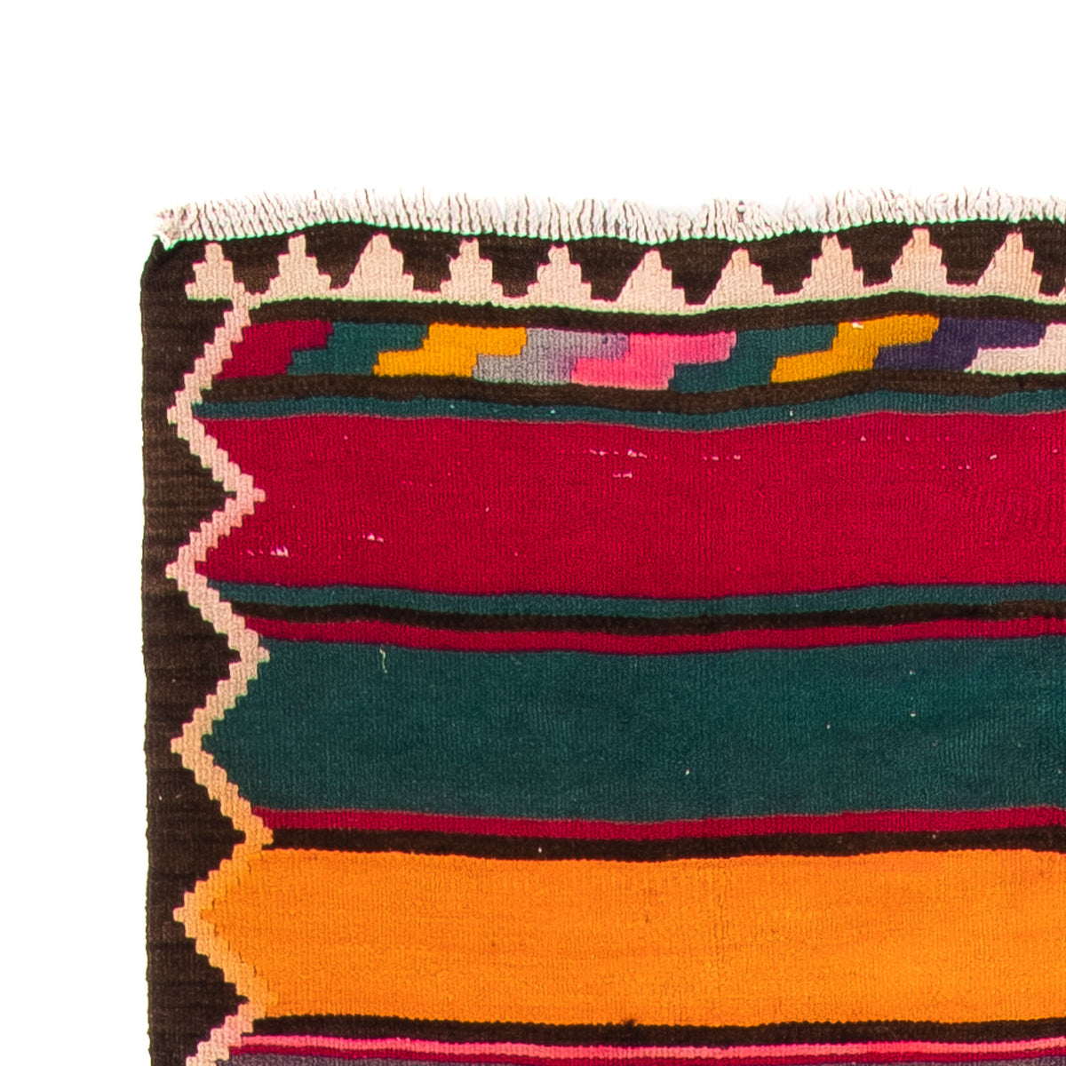 Kilim antiguo Alfombra 130x365cm