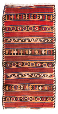 Alfombra Kelim - Antigua - 265 x 141 cm - multicolor