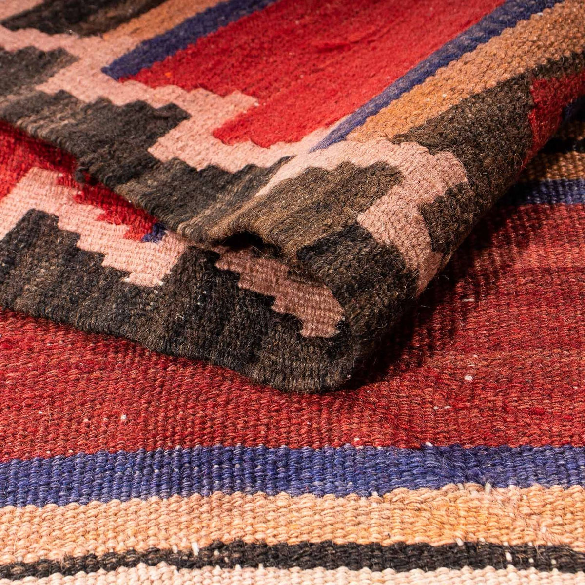 Alfombra Kelim - Antigua - 265 x 141 cm - multicolor