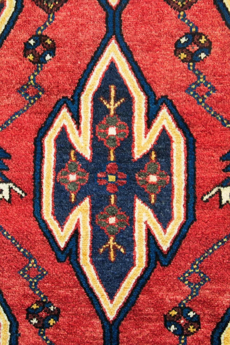 Alfombra persa - Nómada - 135 x 85 cm - rojo