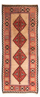 Kilim antiguo Alfombra 155x360cm